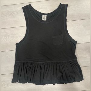 Gray free people top